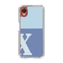 Slim Protection Case［ Original - initial two tone - X blue ］