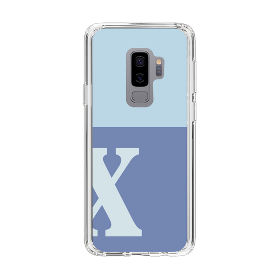 Slim Protection Case［ Original - initial two tone - X blue ］