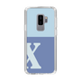 Slim Protection Case［ Original - initial two tone - X blue ］