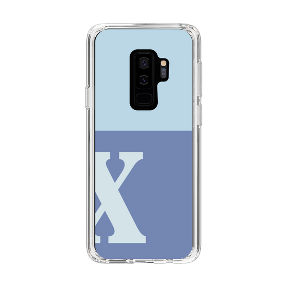 Slim Protection Case［ Original - initial two tone - X blue ］