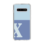 Slim Protection Case［ Original - initial two tone - X blue ］