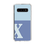 Slim Protection Case［ Original - initial two tone - X blue ］