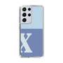 Slim Protection Case［ Original - initial two tone - X blue ］