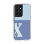 Slim Protection Case［ Original - initial two tone - X blue ］