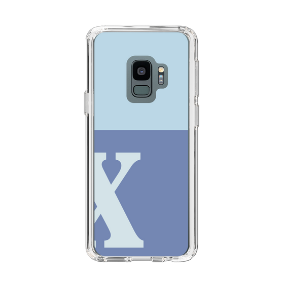 Slim Protection Case［ Original - initial two tone - X blue ］