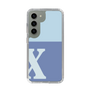 Slim Protection Case［ Original - initial two tone - X blue ］