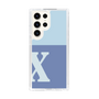 Slim Protection Case［ Original - initial two tone - X blue ］