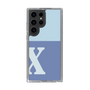 Slim Protection Case［ Original - initial two tone - X blue ］