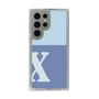 Slim Protection Case［ Original - initial two tone - X blue ］
