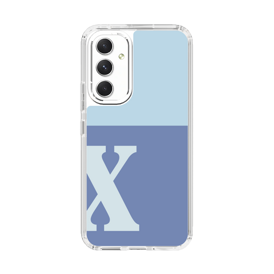 Slim Protection Case［ Original - initial two tone - X blue ］