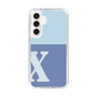 Slim Protection Case［ Original - initial two tone - X blue ］