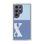 Slim Protection Case［ Original - initial two tone - X blue ］
