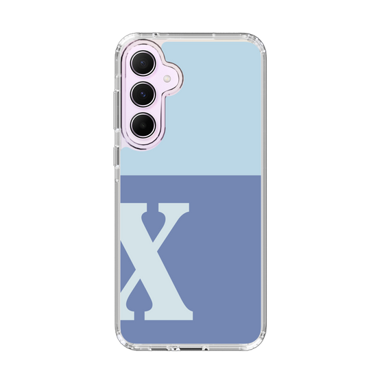 Slim Protection Case［ オリジナル - initial two tone - X blue ］
