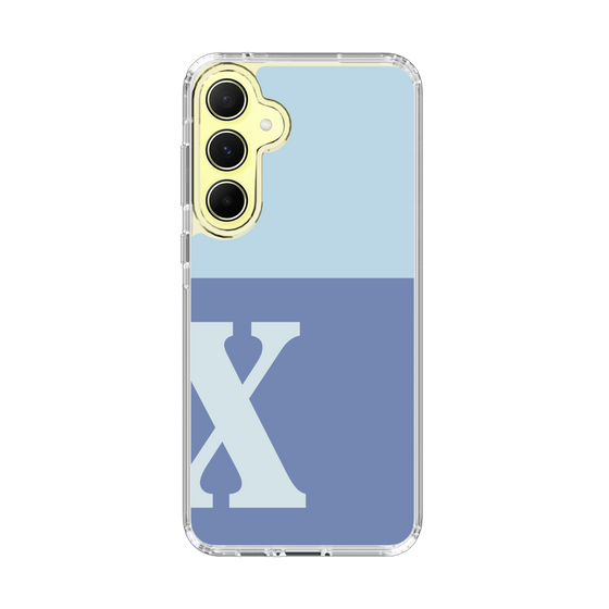 Slim Protection Case［ オリジナル - initial two tone - X blue ］