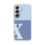 Slim Protection Case［ Original - initial two tone - X blue ］