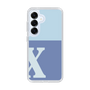 Slim Protection Case［ Original - initial two tone - X blue ］