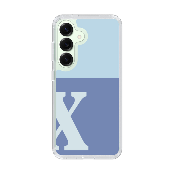 Slim Protection Case［ Original - initial two tone - X blue ］
