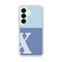 Slim Protection Case［ Original - initial two tone - X blue ］