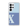 Slim Protection Case［ Original - initial two tone - X blue ］