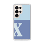 Slim Protection Case［ Original - initial two tone - X blue ］