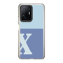 Slim Protection Case［ Original - initial two tone - X blue ］