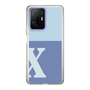 Slim Protection Case［ Original - initial two tone - X blue ］