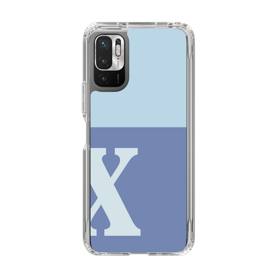 Slim Protection Case［ Original - initial two tone - X blue ］