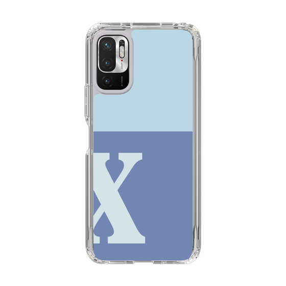 Slim Protection Case［ Original - initial two tone - X blue ］