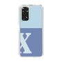Slim Protection Case［ Original - initial two tone - X blue ］