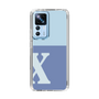 Slim Protection Case［ Original - initial two tone - X blue ］