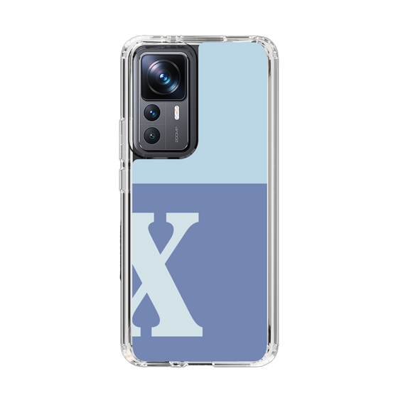 Slim Protection Case［ Original - initial two tone - X blue ］