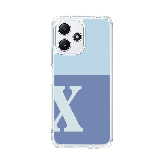 Slim Protection Case［ Original - initial two tone - X blue ］