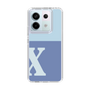 Slim Protection Case［ Original - initial two tone - X blue ］