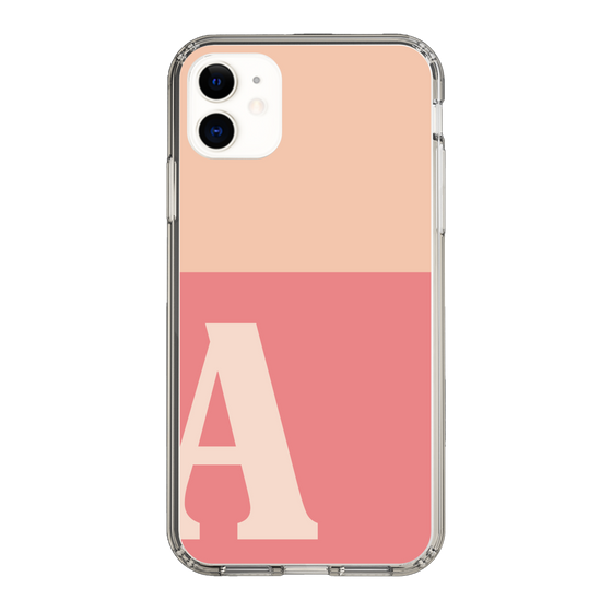 Slim Protection Case［ Original - initial two tone - A pink ］