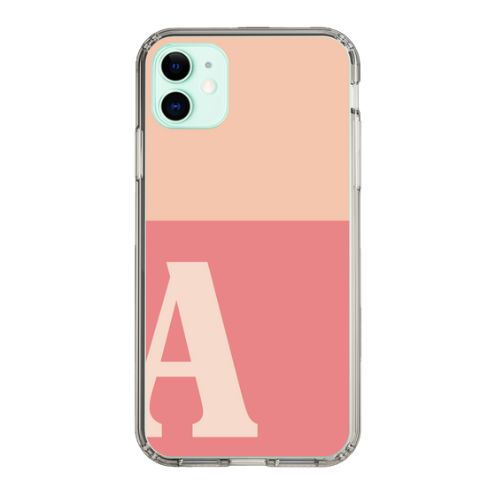 Slim Protection Case［ Original - initial two tone - A pink ］