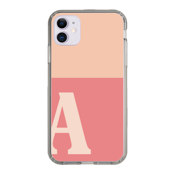 Slim Protection Case［ Original - initial two tone - A pink ］