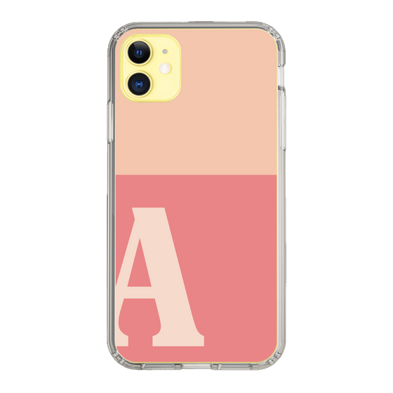 Slim Protection Case［ Original - initial two tone - A pink ］