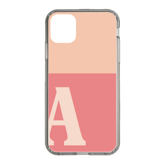 Slim Protection Case［ Original - initial two tone - A pink ］