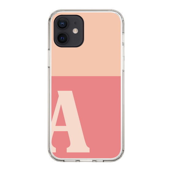 Slim Protection Case［ Original - initial two tone - A pink ］