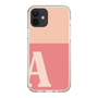 Slim Protection Case［ Original - initial two tone - A pink ］