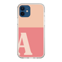 Slim Protection Case［ Original - initial two tone - A pink ］