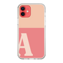 Slim Protection Case［ Original - initial two tone - A pink ］