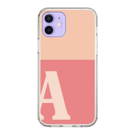 Slim Protection Case［ Original - initial two tone - A pink ］