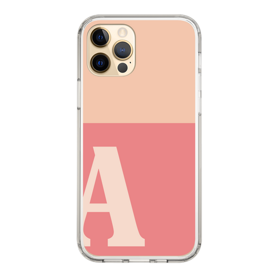 Slim Protection Case［ Original - initial two tone - A pink ］
