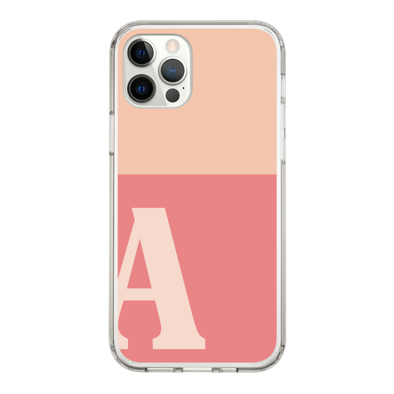 Slim Protection Case［ Original - initial two tone - A pink ］