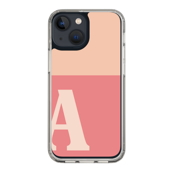 Slim Protection Case［ Original - initial two tone - A pink ］