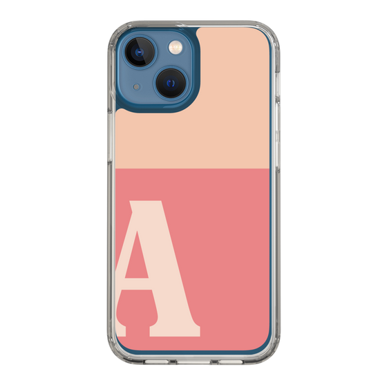 Slim Protection Case［ Original - initial two tone - A pink ］
