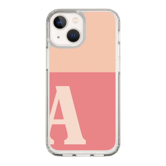 Slim Protection Case［ Original - initial two tone - A pink ］