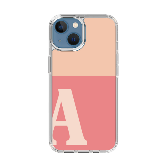 Slim Protection Case［ Original - initial two tone - A pink ］