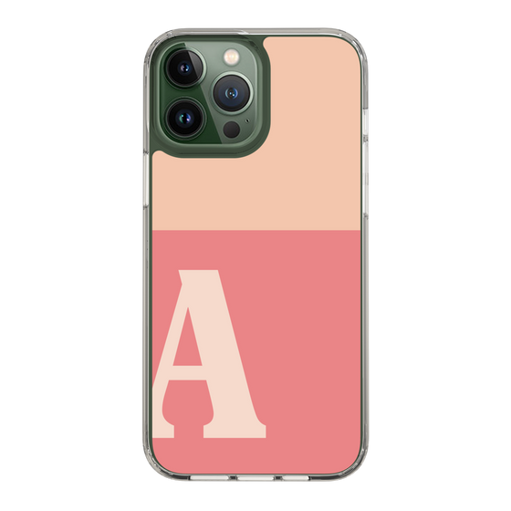 Slim Protection Case［ Original - initial two tone - A pink ］